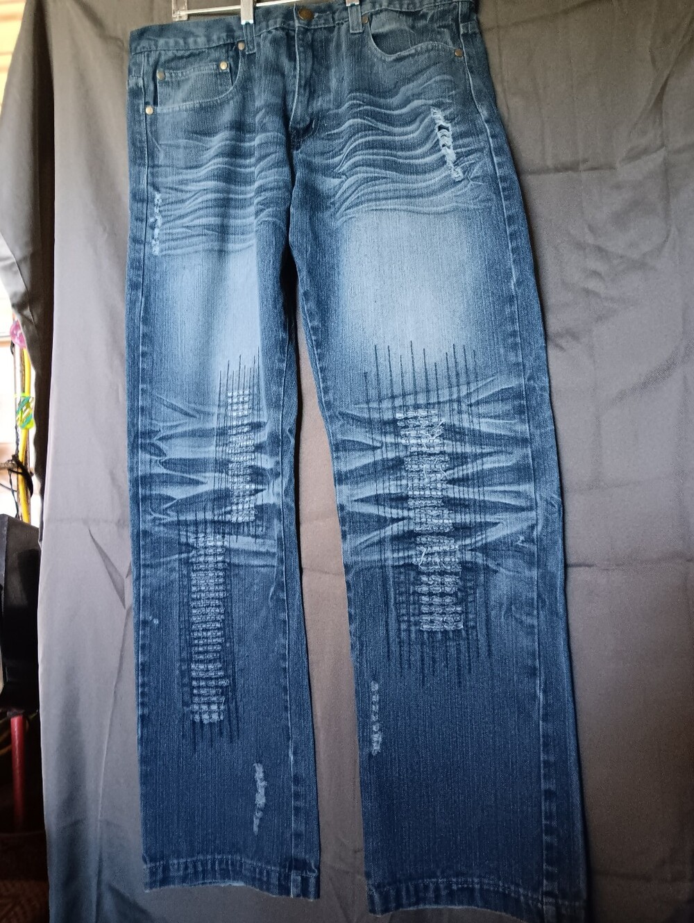 Brooklyn Xpress Men's Blue Denim Jeans - Classic Wash